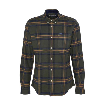 Barbour Portdown TF Checked Shirt Olive