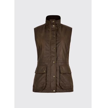 Dubarry Rathsallagh Vst Waxed Cotton Caf 