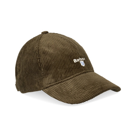 Barbour Preston Cord Cap Olive