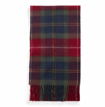 Barbour Tartan Scarf Winterberry Tartan