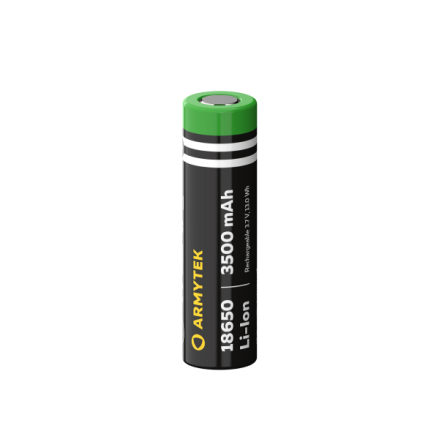 ArmyTek 18650 Li-Ion 3500 mAh Batteri, slt pol