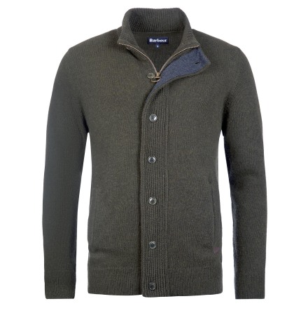 Barbour Patch Zip Thru Seaweed 