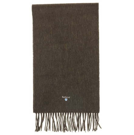 Barbour Plain Lambswool Scarf Seaweed