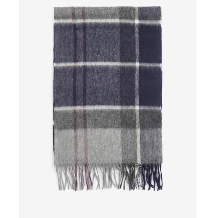 Barbour Carrbridge Tartan Scarf Classic Blue Granite