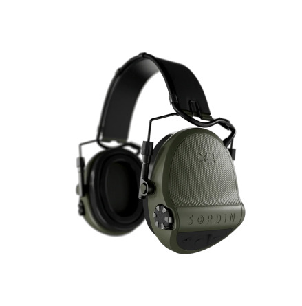 Sordin Supreme X2 Green, Headband, Leather, Silicone gel