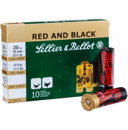 Sellier & Bellot Red and black 20/70 Nr 3 27gr