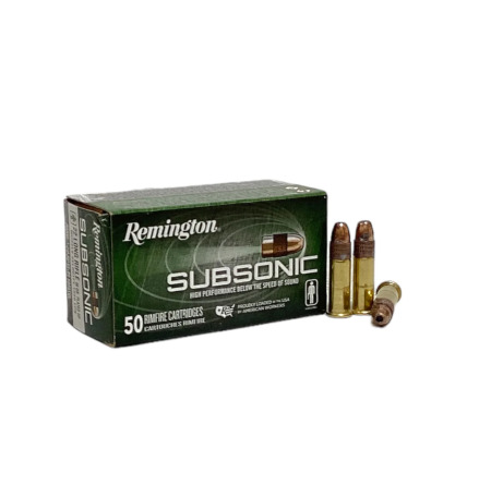 Remington 22lr. Subsonic 40gr. HP
