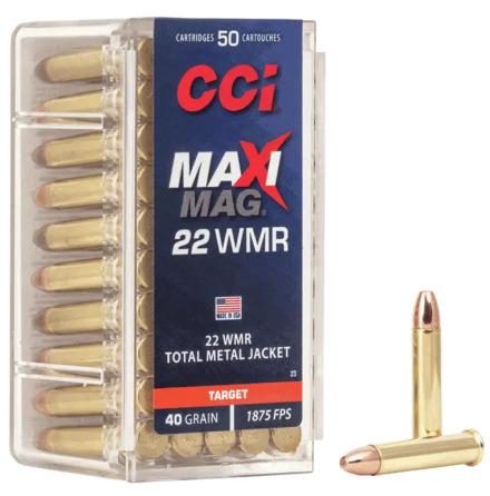 CCI 22WMR TMJ Maxi mag 40gr