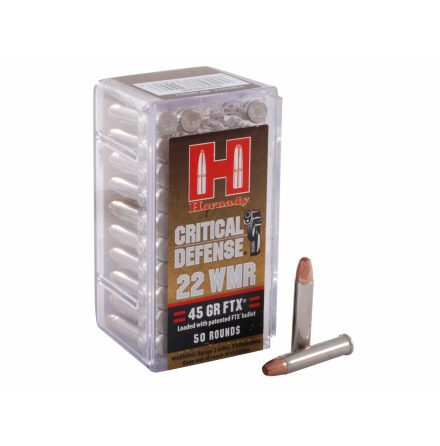 Hornady 22WMR Critical Defense 45gr 
