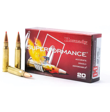Hornady Superformance SST (Super Shock Tip) 20st