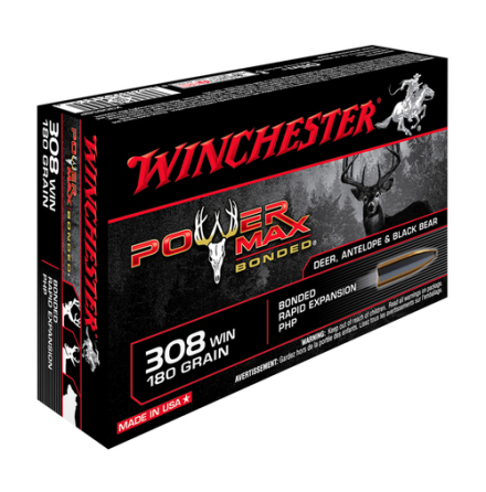 Winchester 308Win 180grain power max bonded
