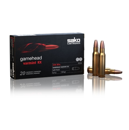 Sako Gamehead Varmint RX .308win 8,4g 130gr