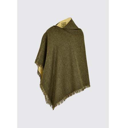 Dubarry Hazelwood Tweed Poncho Heath