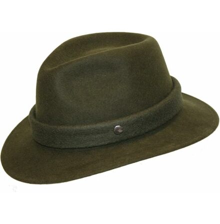 Lodenhut med signalband Khaki 