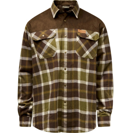 Pinewood Douglas Shirt Olive Green/White 