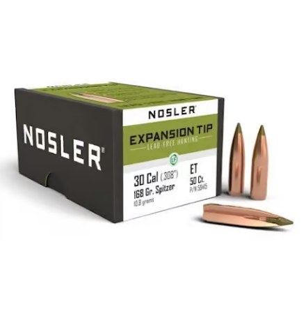 Nosler E-tip Expansion Tip Lead Free Kulor 50st