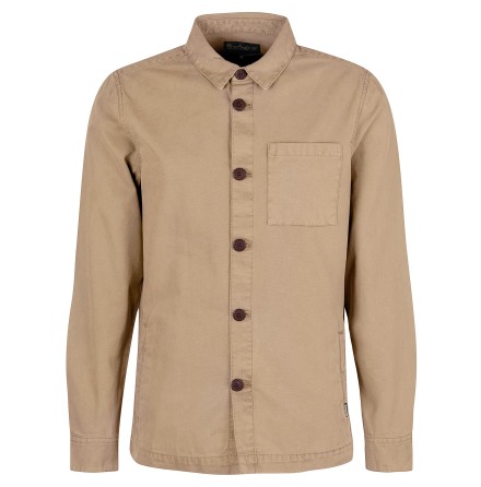 Barbour Washed Overshirt Stone 