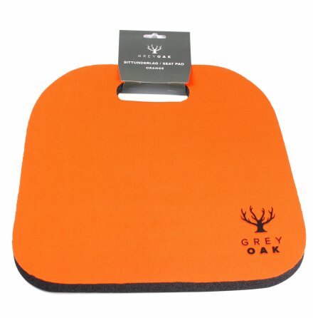 Grey Oak Seat Pad Orange