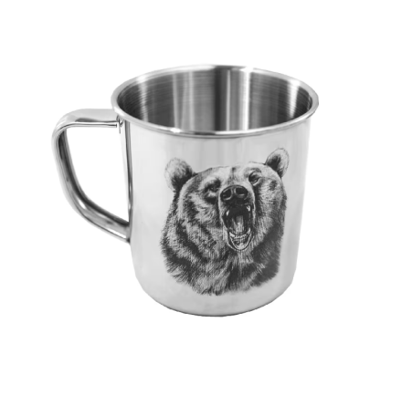 Luffarmugg Bj�rn, Rostfri 0,3 L