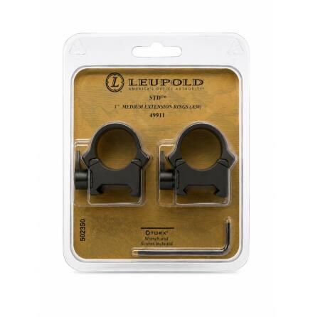 Leupold STD 1" Medium Extension Ringar Matte