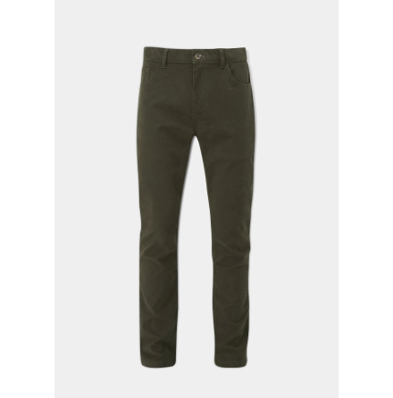 Alan Paine Southoak Moleskin Trousers Olive 