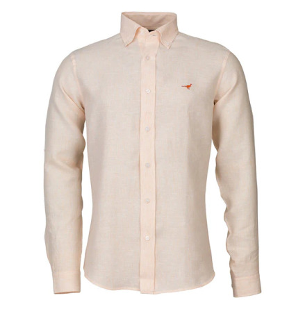 Laksen Portofino Linen Shirt Orange
