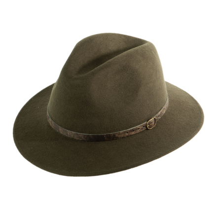 Lodenhut Rollhut Ull Khaki 