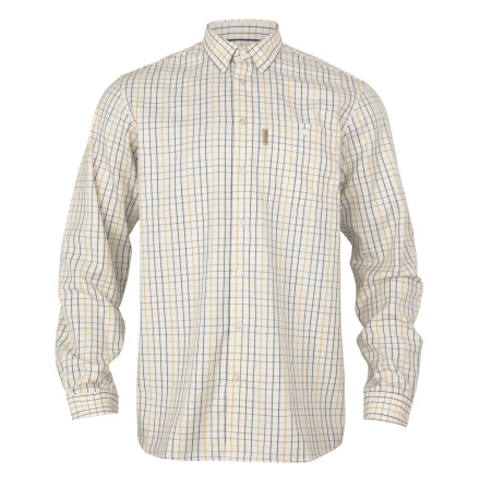 H�rkila Haywood Shirt Wool Blend Arrowwood Yellow Check 