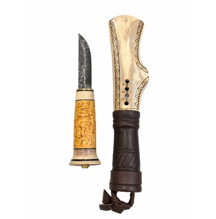 Puli Kankaanp�� Handgjord Finsk Kniv