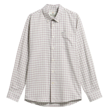 Barbour Sporting Tattersall Regular Fit Shirt Dark Bordeaux