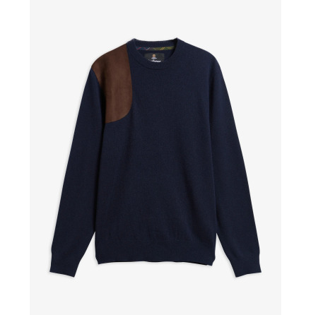 Barbour Whitworth Crewneck Sweater Dark Navy