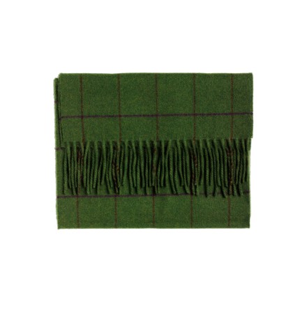 Laksen Orkney Scarf - Green/Purple