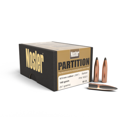 Nosler Partition 6,5mm/ .264 140gr 50st