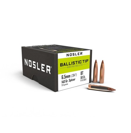 Nosler BT 6.5mm/ .264 spitzer 140gr 50st