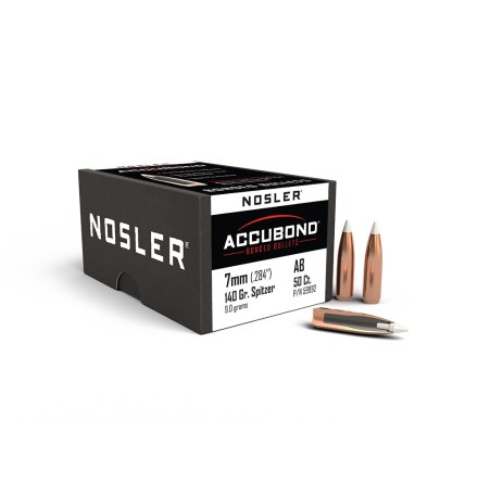 Nosler Accubond 7mm/ .284 140gr 50st