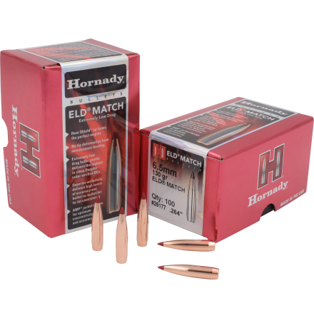 Hornady ELD match 6,5mm 130gr 100st