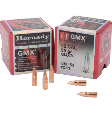 Hornady GMX .224 55gr 50st