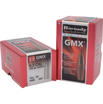 Hornady GMX 9,3/.366 250gr 50st