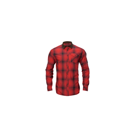 Härkila Driven Hunt Flannel Shirt Red/Black M