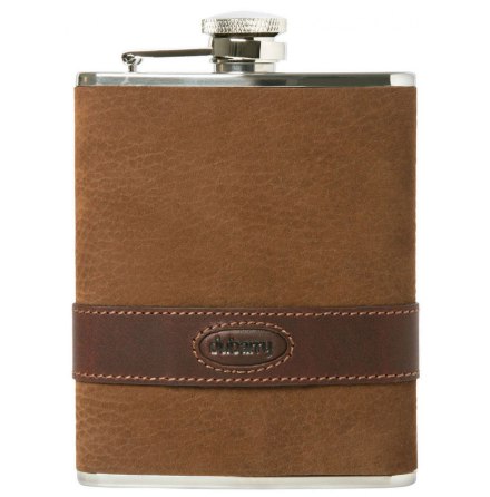 Dubarry Rugby Hip Flask Leather