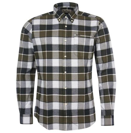 Barbour Valley Tailored Shirt Olive 