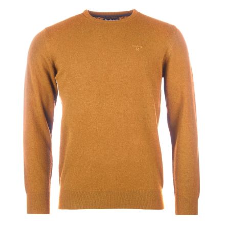 Barbour Essential Lambswool Crew Neck Dk Copper 