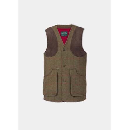 Alan Paine Combrook Waistcoat Sage