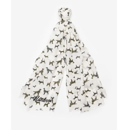 Barbour Scribble Dog Print Wrap
