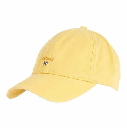 Barbour Tartan Crest Sports Cap Sunbleached Yellow