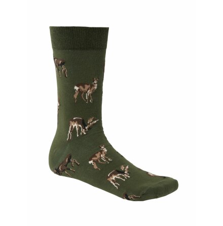 Chevalier Pomeroy Socks Rifle Green Deer 