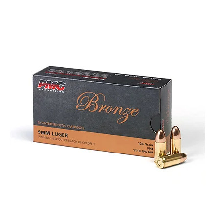 PMC 9mm Luger 124GR FMJ 50/ask