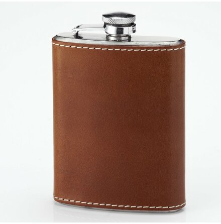 Laksen Pocket Flask 0,2 l Mahogany