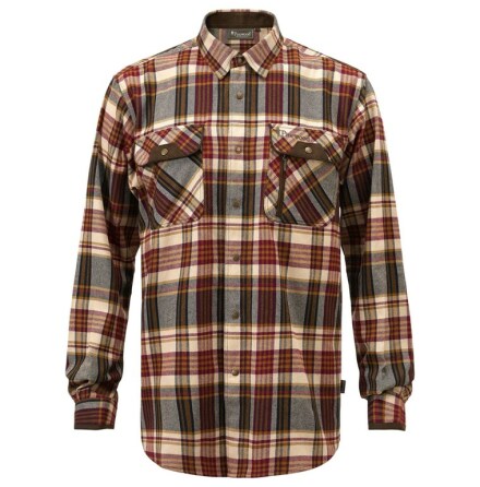 Pinewood Prestwick Exclusive Shirt Bourdeaux Beige 