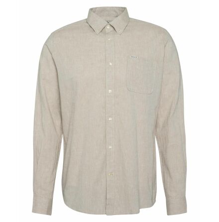 Barbour Nelson Tailored Shirt Stone 
